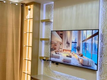 Fully Furnished 1 Bedroom Unit at BE Residences with WIFI and TV