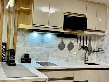 Fully Furnished 1 Bedroom Unit at BE Residences with WIFI and TV