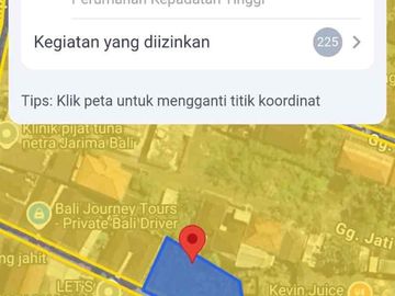 Tanah Strategis MURAH Jl Tembusan Taman Griya Jimbaran