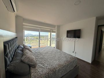 Departamento amueblado, 3 recámaras, amenidades - RENTA, Santa Fe Juriquilla