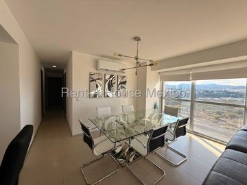 Departamento amueblado, 3 recámaras, amenidades - RENTA, Santa Fe Juriquilla