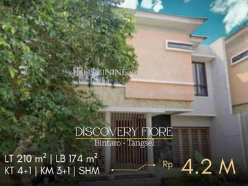 DIJUAL DIBAWAH HARGA PASARAN RUMAH DI DISCOVERY BINTARO, TANGSEL