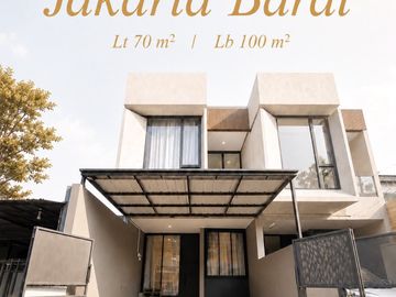 Rumah 2 Lantai Baru Modern Minimalis Lokasi Strategis Hunian Nyaman dan Asri di Cengkareng Barat Jakarta Barat
