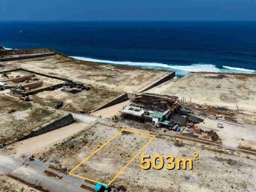 Tanah 503 m2 dengan view laut di pantai pandawa ungasan