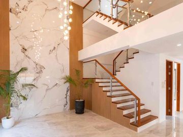 Modern Tropical-Inspired Design New House and Lot for Sale in Greenwoods Executive Village with pool