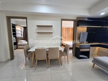Disewa Apartemen Gold Coast PIK 3BR, 81m2, Full Furnished, Sea View