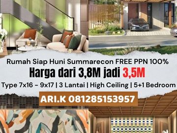 CLUSTER LINORE SUMMARECON SERPONG RUMAH BERGAYA FINLANDIA MODERN LUXURY ARCHITECTURE