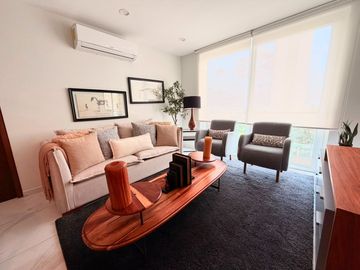 Departamento amueblado en renta en Agave residencial