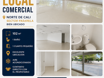 SE ARRIENDA LOCAL COMERCIAL – NORTE DE CALI | SECTOR PASARELA