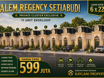 Rumah Classic Akses Aspal | Lahan 6x23M2 SHM 3ktidur | Lizardi Putra Setia budi
