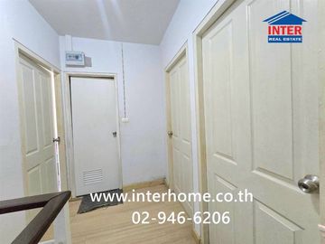 Two-story townhome, 17.4 sq.wah, Pruksa 59/1 Sukhumvit-Bang Pu Village, near BTS Keha Samut Prakan, Soi Tesaban Bang Pu 59, Sukhumvit Road, Mueang Sam