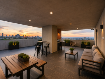Renta departamento en Acervo | 2 Recámaras, 2 Baños, Amenidades y Mtto incluído