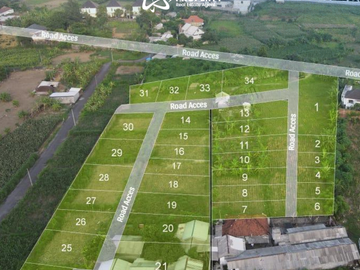 LAKEFRONT LAND FOR SALE – PREMIUM LOCATION, LAKE BERATAN, BEDUGUL, BALI🔥
