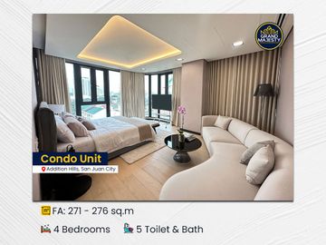 Exclusive 4-Bedroom Condominium for Sale at The Silhouette, San Juan City