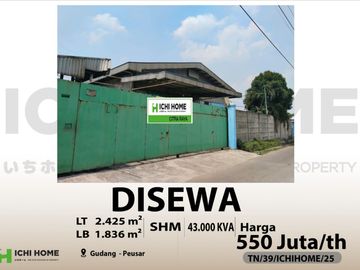 Gudang Siap Operasional Cocok Produksi di Kawasan Industri Peusar Tangerang