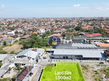 DISEWAKAN TANAH STRATEGIS – TUKAD BALIAN, SANUR, BALI
