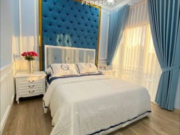 DIJUAL CEPAT PINDAH KE LUAR NEGRI RUMAH 2½ LT SEMI/FULLY FURNISHED SIAP HUNI DI SERPONG GARDEN CISAUK