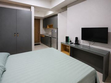 Apartemen Studio Fully Furnished, Tinggal Bawa Koper, Disewakan Apartemen type Studio furnish cocok untuk single dan anak kampus