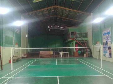 Disewakan Gudang / GOR Bulutangkis di Jalan Perjuangan Sukadanau Cikarang Barat Bekasi