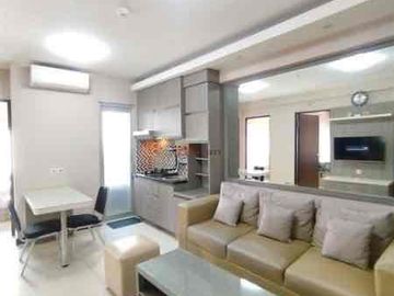 Disewa Apartemen Green Bay Pluit Bayview 2BR 43 m² Modern Contemporary Minimalist View Pool – Terintegrasi Baywalk Mall, Jakarta Utara