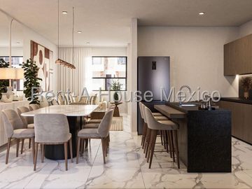 Casa de arquitecto en proyecto para venta con 3 Hab, 3 Baños en Capital Sur, Queretaro.
