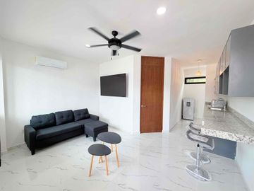 Departamento amueblado en renta, de 1 habitación en Bellavista Dzityá, en Mérida