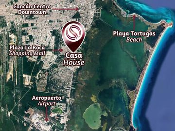 Residencia de lujo con alberca privada en comunidad cerrada, Villamagna, Cancún