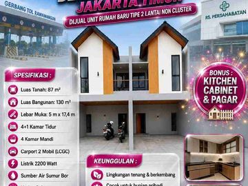 DIJUAL RUMAH MODERN SIAP HUNI PULO GADUNG JAKARTA TIMUR