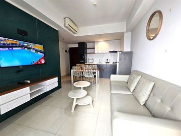Akses ke Bandara Sekarno-Hatta Sewa 2BR Furnished Bagus di Apartemen West Vista Dekat ke Mall Puri Indah, Stasiun, Pintu Tol