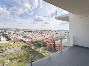 RENTA DEPARTAMENTO LATITUD LA VICTORIA CON ALBERCA Y VISTA PANORAMICA