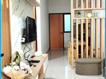 Rumah siap huni kavling luas banyak akses dekat pintu tol Cimanggis