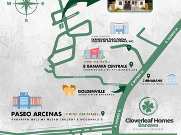 ✨ A Premium Lifestyle Awaits at Cloverleaf Banawa ✨
​Nestled in an exclusive subdivision in the heart of Cebu City, CLOVERLEAF BANAWA is a masterfully designed modern minimalist project by Dublinland, offering a serene yet highly connected lifestyle. Crafted for discerning homeowners, each home blends sleek, minimalist architecture with functional living spaces tailored to your needs—designed to maximize comfort, light, and space while reflecting contemporary elegance
​Location: White Hills Subdivision Banawa Cebu City