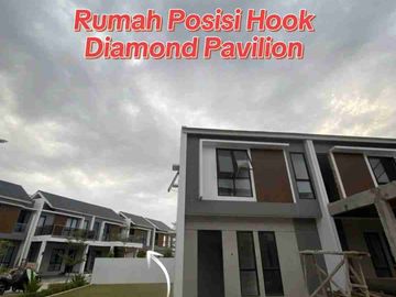 Dijual Rumah 2 Lantai Diamond Pavilion Posisi Hook Samping dan Belakang Taman