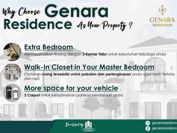 Dijual Rumah Genara residence bisa cash bertahap di baloi