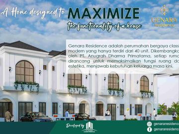Dijual Rumah Genara residence bisa cash bertahap di baloi