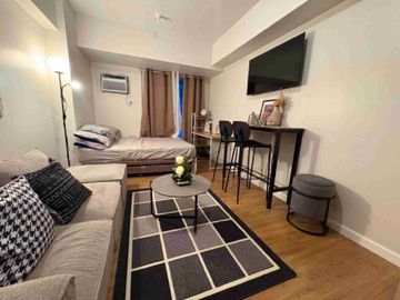 Fully Furnished Studio Condo for Rent at Solinea - Cebu Business Park ( Pet Friendly- small)