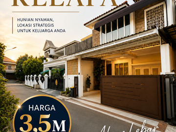 DIJUAL RUMAH CANTIK AKSES LEBAR DALAM KOMPLEK DI PONDOK KELAPA JAKARTA TIMUR ZN133