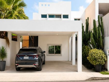 CASA EN RENTA EN MERIDA F-1111, 3 REC. EN GRAN STA FE NORTE $18,500 M.N.