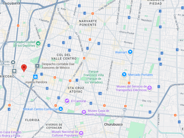 VENTA DEPARTAMENTO AUGUSTO RODIN 452, INSURGENTES MIXCOAC 81 M2
