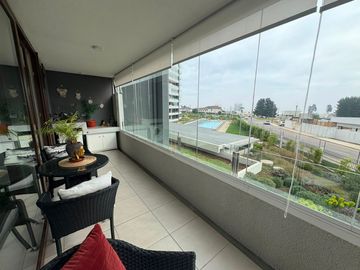 Lomas Montemar, 80 M2, 2 dormitorios, terraza cerrada, 1 estacionamiento