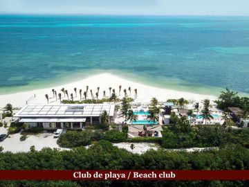 Departamento en Puerto Cancún, golf, club de playa, alberca común, en venta