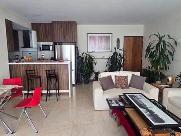 Departamento de 84 m2 en renta, balcon, seguridad en La Nápoles, Cdmx