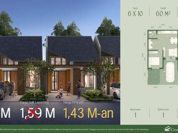 Rumah Baru Premium The Forestine Citragarden City Banyak Pilihan Unit di Kalideres Jakarta Barat