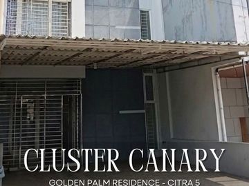 DIJUAL CEPAT RUMAH SEMI FURNISHED SIAP HUNI CLUSTER CANARY GOLDEN PALM RESIDENCE CITRA 5 JAKARTA BARAT