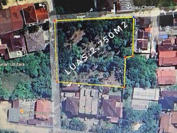 LAHAN STRATEGIS 2.750 M² JL. SOEKARNO HATTA PEKANBARU