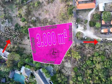 Tanah Premium Samping Bulgari & The Edge Pecatu Bali
