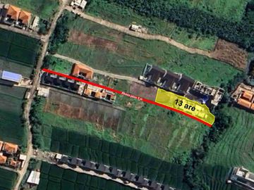Tanah Luas 1300m2 Dekat Pantai Seseh Canggu