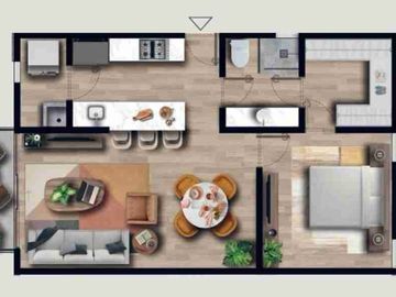 Departamento en Renta Zona Lomas Punta del Este