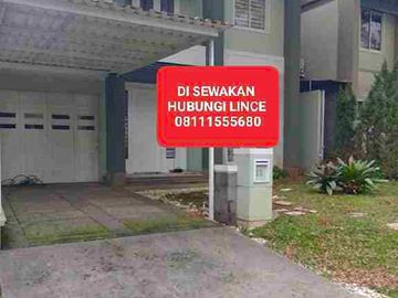 Di sewakan rumah cluster Palma Tangerang