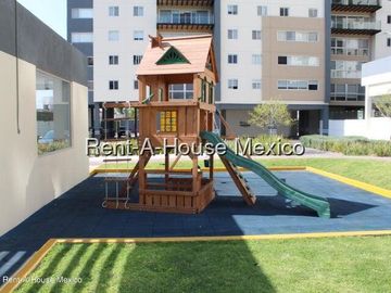 Departamento en Renta, Amueblado, El Refugio, 2 recámaras, 2 estac. , Alberca, gimnasio, canchas.